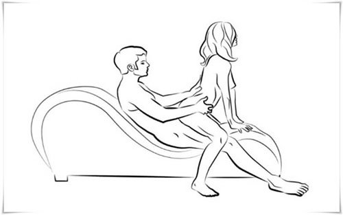 Cách sử dụng ghế tình yêu khi làm tình