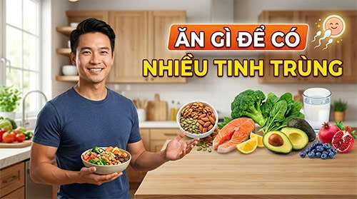 Ăn gì để có nhiều tinh trùng? Bí quyết cải thiện tự nhiên